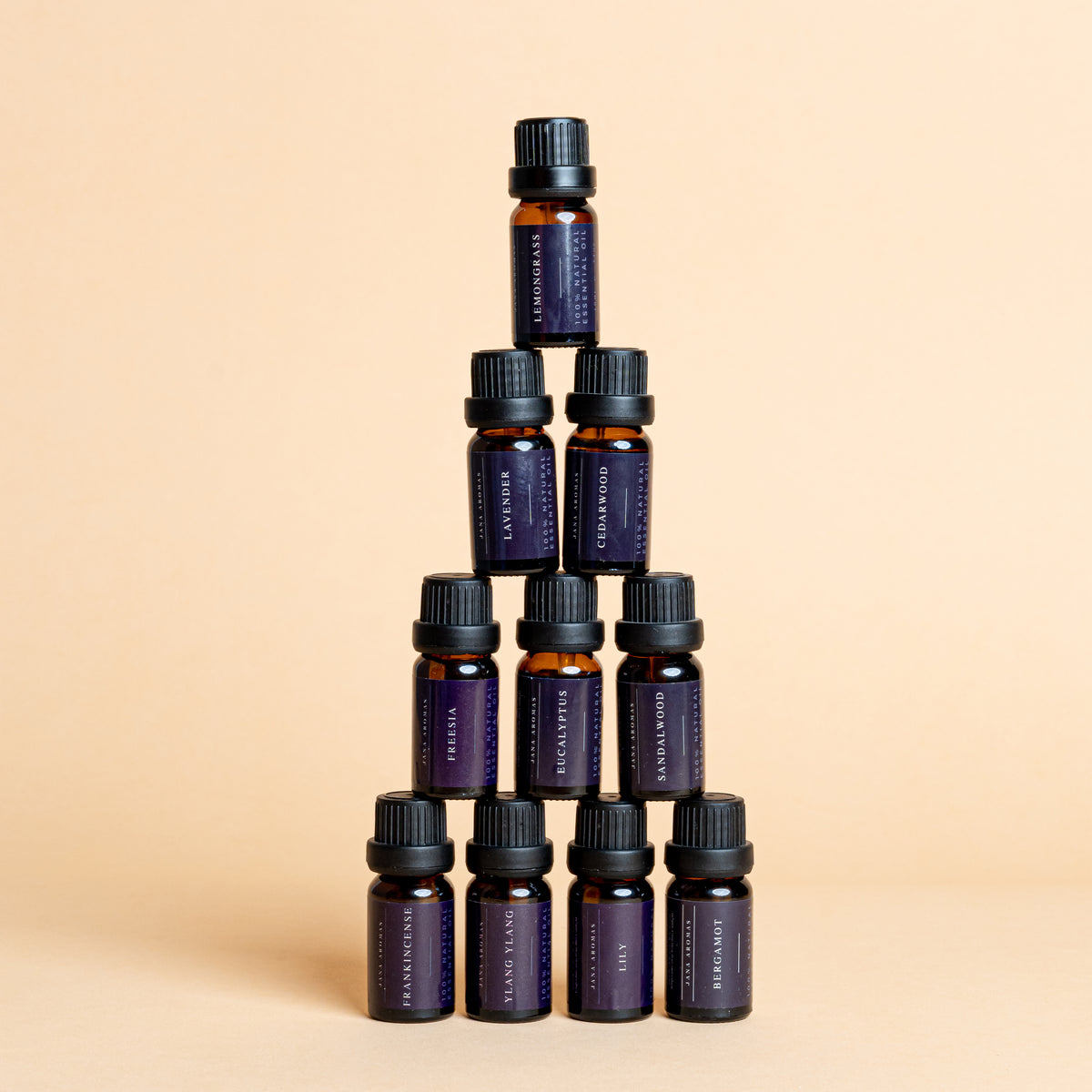 طقم كامل من ١٠ زيوت عطرية