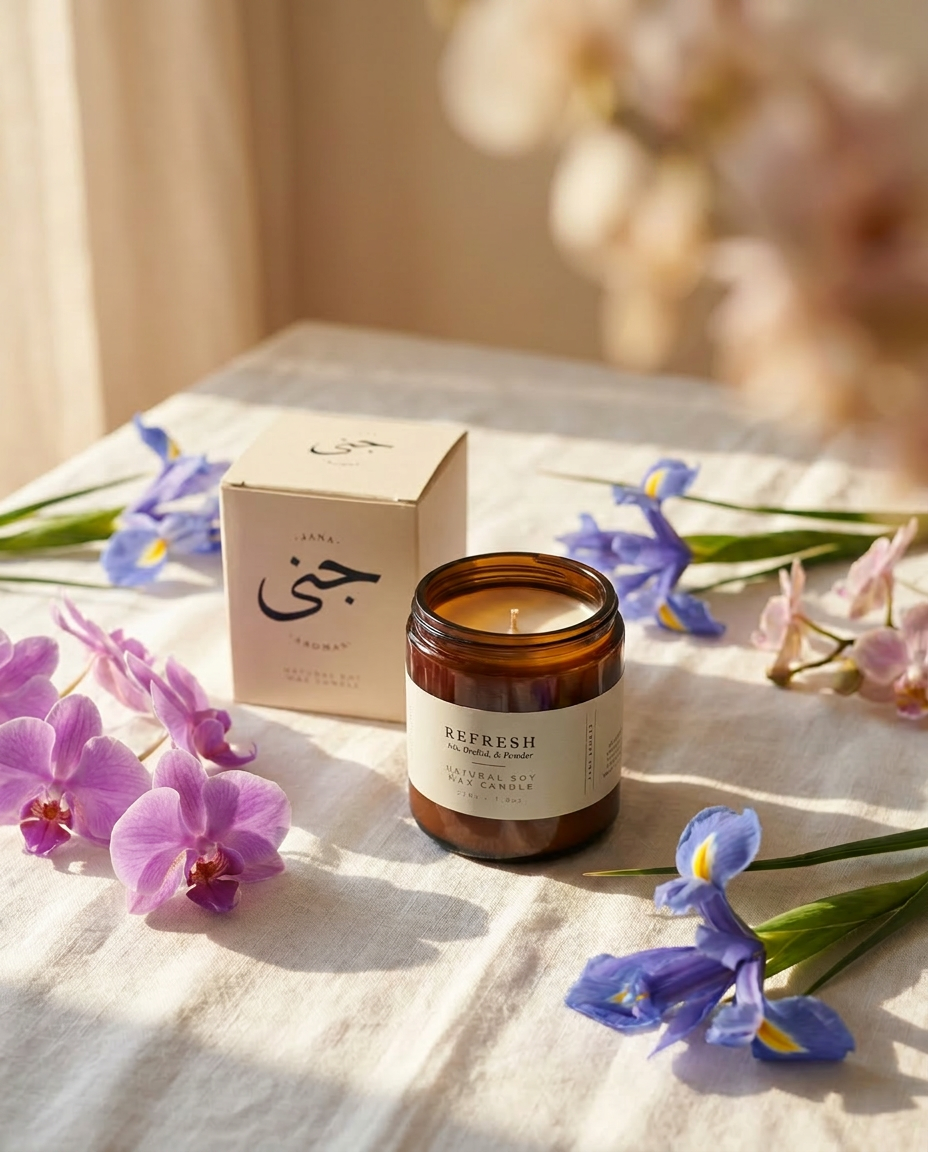 تسوق شموع معطرة تملأ المكان بسحر العطور الفاخرة